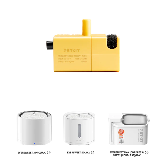 Petkit - Trådløs pumpe UVC 2