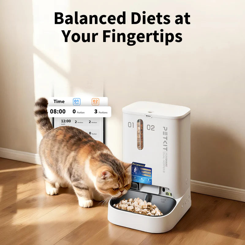Petkit - YumShare Dual 2 med AI-kamera