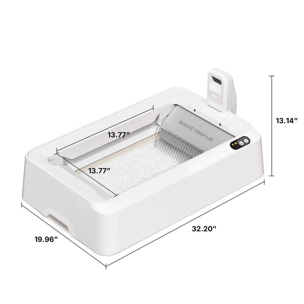 Purobot Crystal Duo selvrensende kattedo