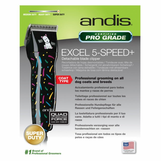 Andis - Excel 5-Speed+ klippemaskin