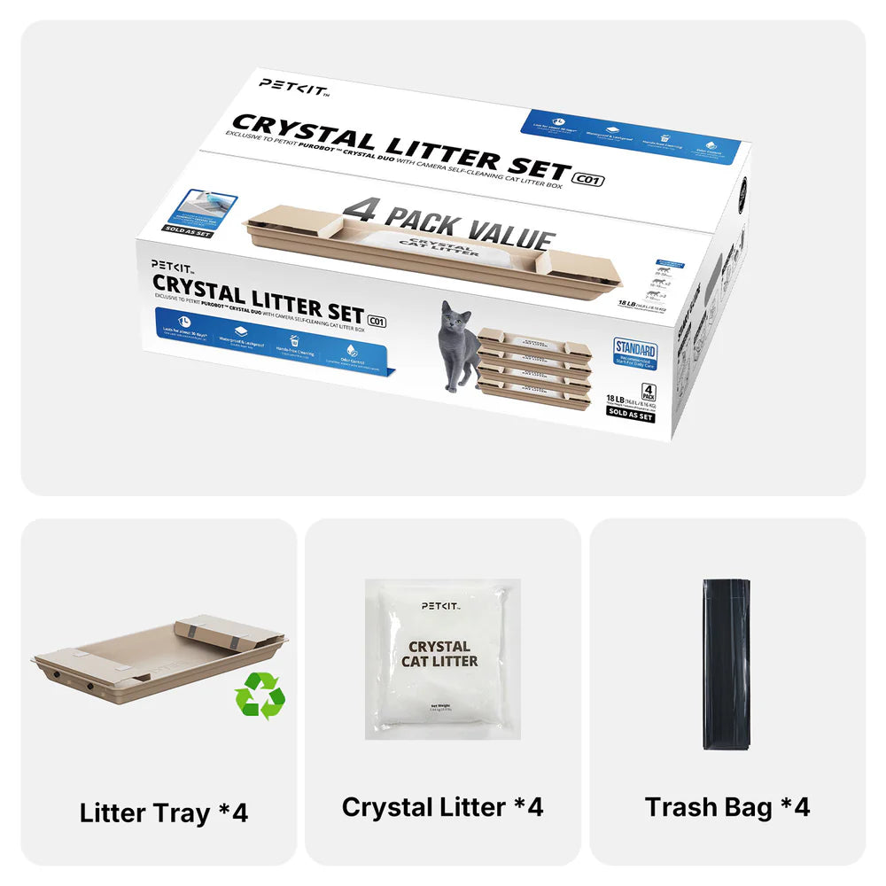 Petkit - Crystal Litter Set - 4 pk