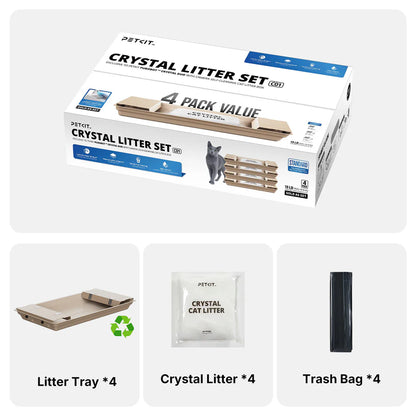 Petkit - Crystal Litter Set - 4 pk