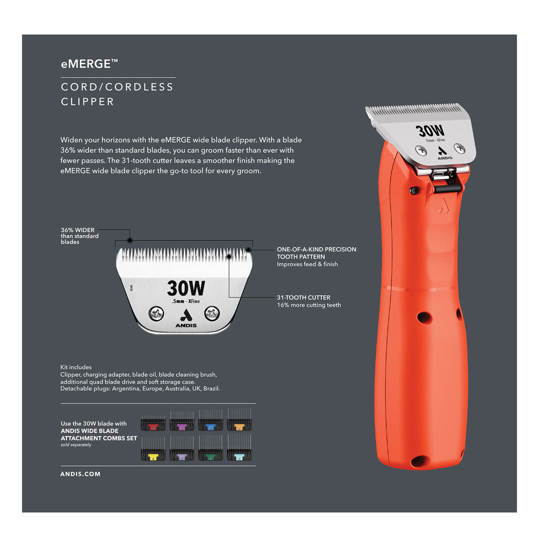 Andis eMerge Wide klippemaskin