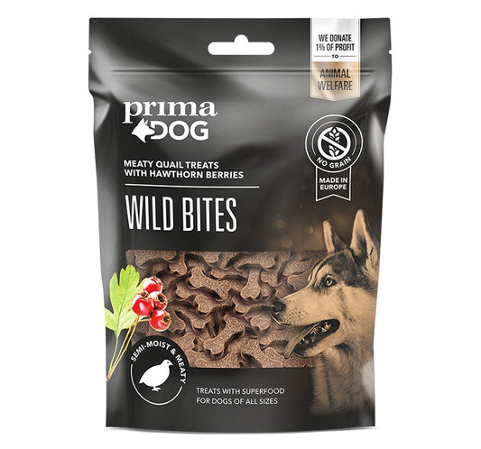 Prima Dog - Wild Bites - Vaktel - 150g